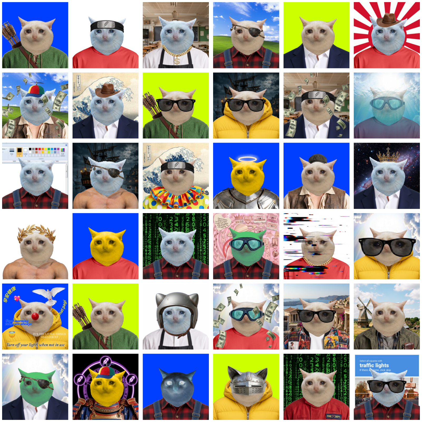 CashCat Collection Collage